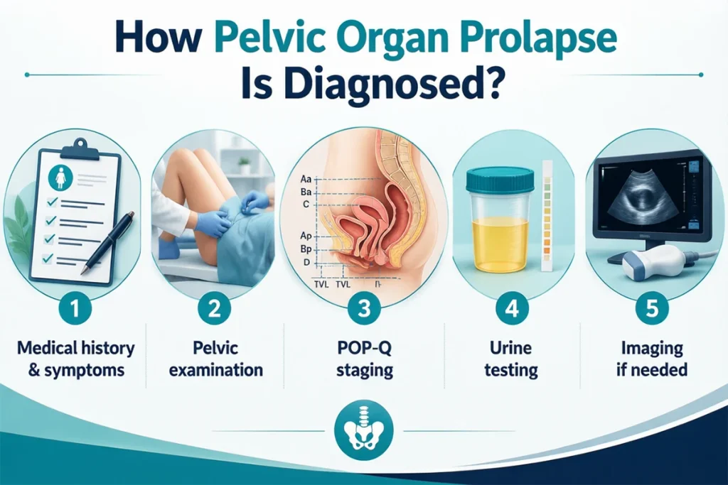 How Pelvic Organ Prolapse Is Diagnosed