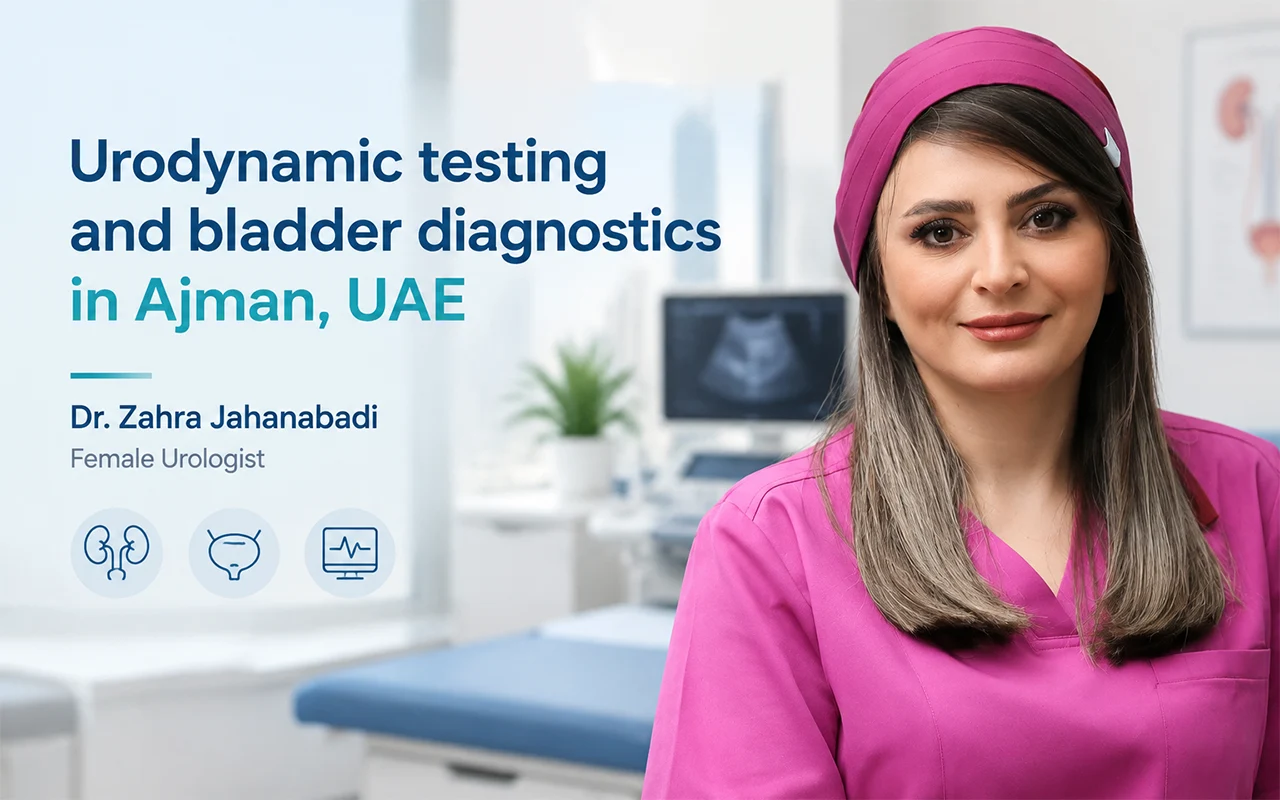 urodynamic testing and bladder diagnostics in Ajman UAE | Dr. Zahra Jahanabadi