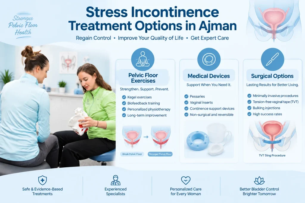 Stress Incontinence Treatment Options in Ajman, UAE