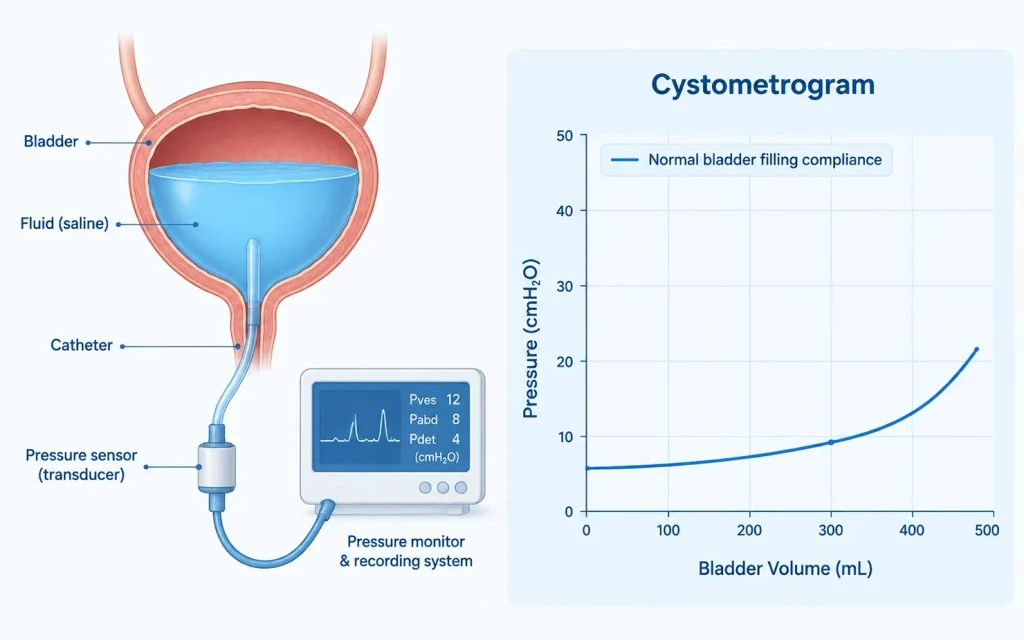 What Cystometry Records as Your Bladder Fills